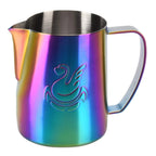 600ml stainless steel coffee pot milk frother cup cream maker espresso latte art tool elegant swan