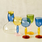 Borosilicate 3-Color Glassware - Wine Glass