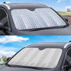 SOLVEX Auto Sunshade | UV Protection & Heat Protection for Front and Rear Windows | Reflective Aluminum Foil | Universally Compatible