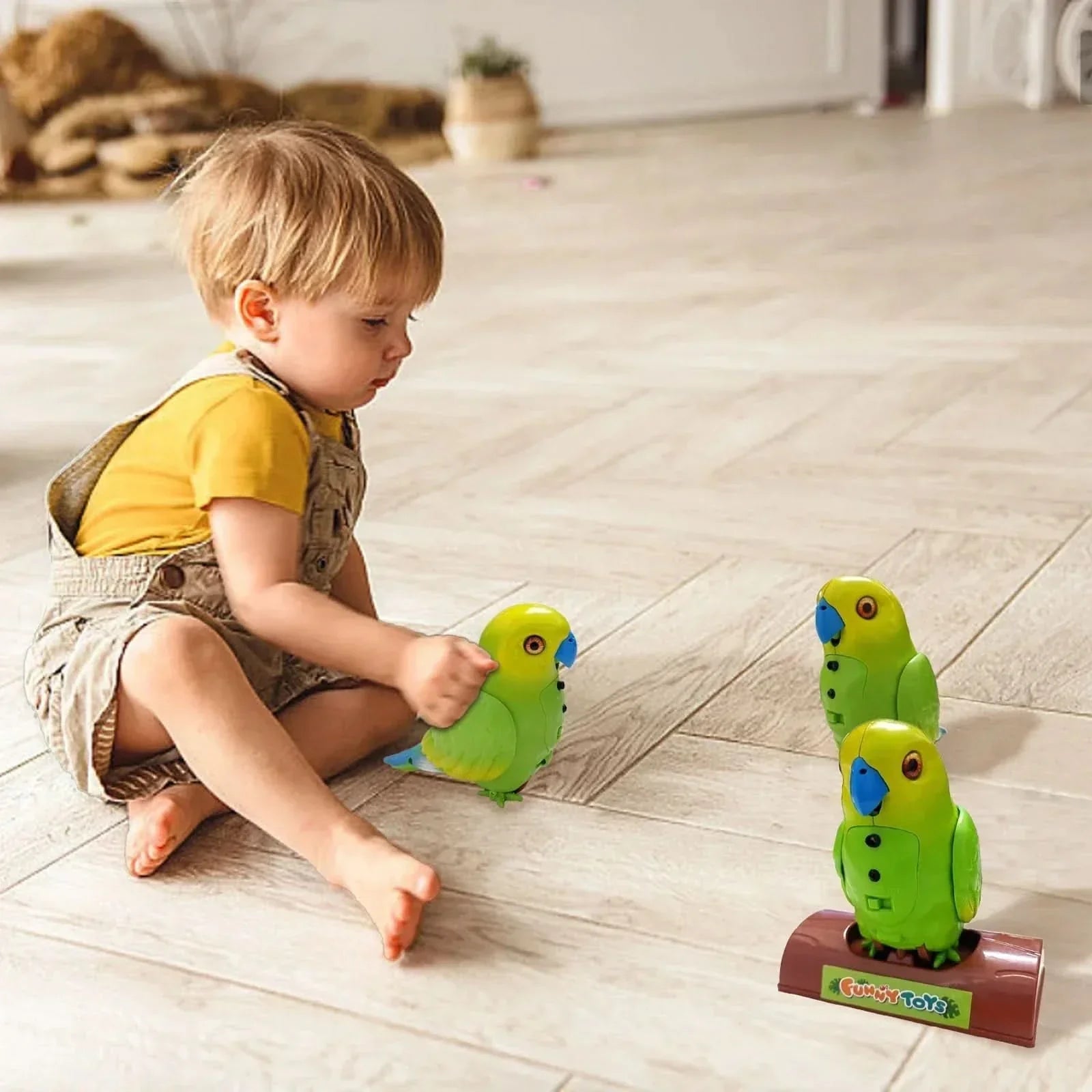 Interactive parrot that repeats everything