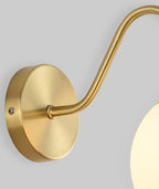 SphereLuxe – Scandinavian Wall Light with Adjustable Lighting