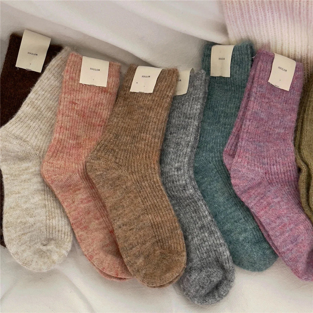 CozyWarmth | Women's Thermal Socks | 9% Wool & Cashmere | Extra Thick & Soft | Japanese Knitting Style