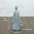 Buddha Stone Statue Small Buddhist Monks Tibetan Buddhism Figures Zen Garden Ornament Meditation Home Aquarium Decoration