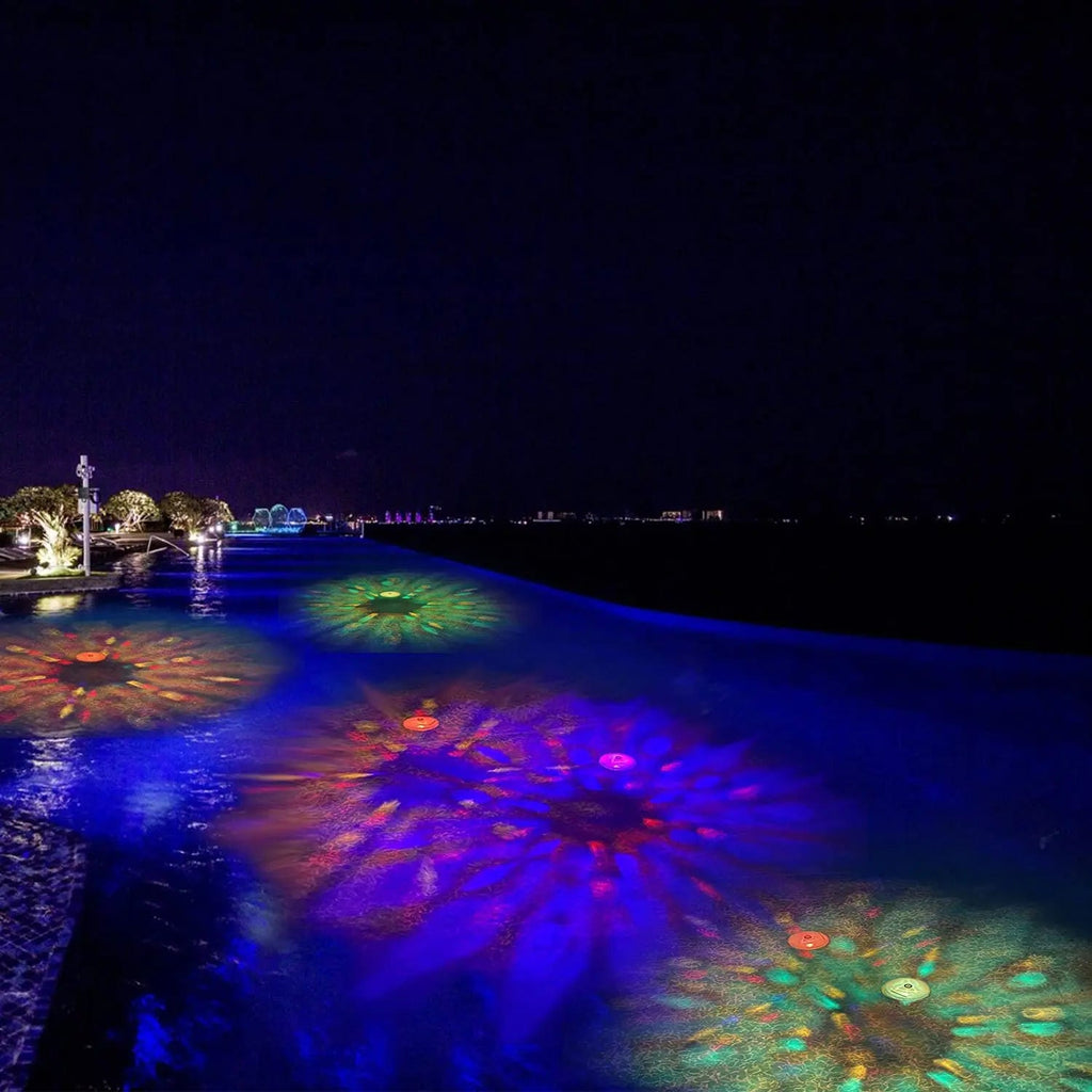 Floating LED Underwater Lamp AquaLuma | RGB Color Change | IP67 Waterproof | For Pool, Bathtub & Party
