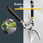 PRUNEXA Garden Shears | Precision Cut | Ergonomic Handle | Carbon Steel Blade