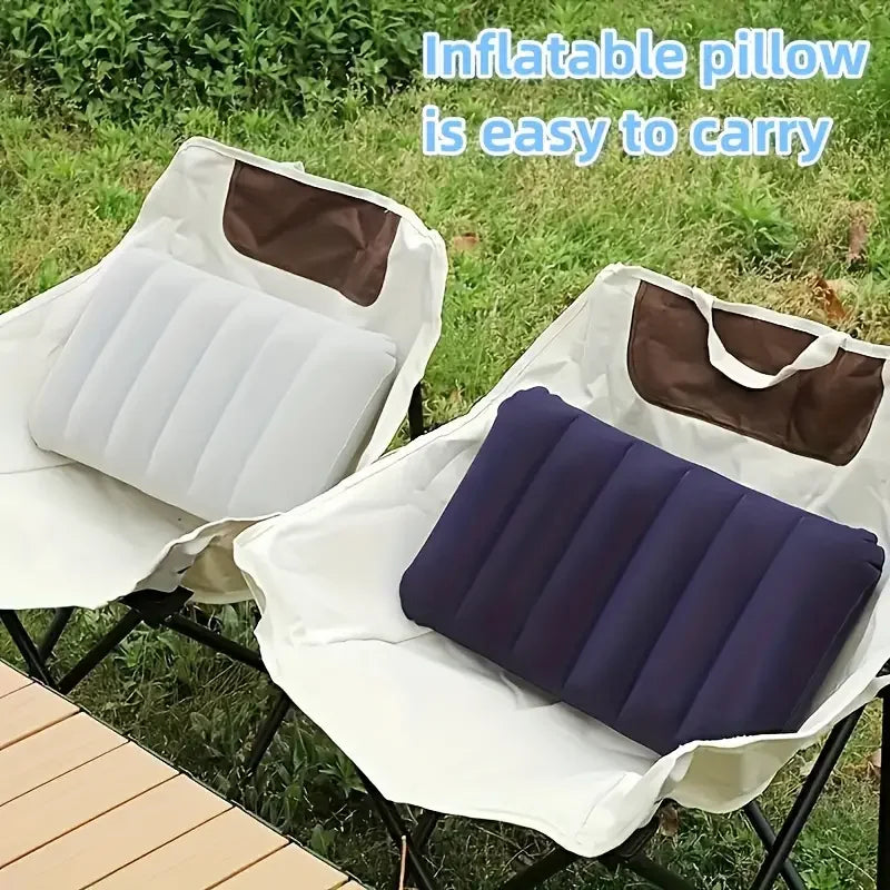 Napvoy Inflatable Travel Pillow | Foldable & Lightweight | 47×30 cm Comfort | For Camping & Air Travel