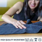 Microfiber Car Cleaning Cloths Set (10 pieces)