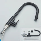 Modern Kitchen Faucet Mounted on Countertop