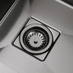 AquaGuard Stainless Steel Sink Strainer with Odor Filter – Pop-Up Stopper & Anti-Blocking Basket