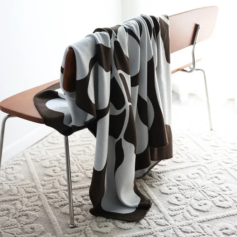 NordLuxe | Jacquard Throw Blanket | Imitation Cashmere | Soft & Warm | Sofa Throw & Bedspread in Nordic Style