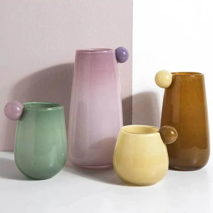Globe Glass Chubby Vase