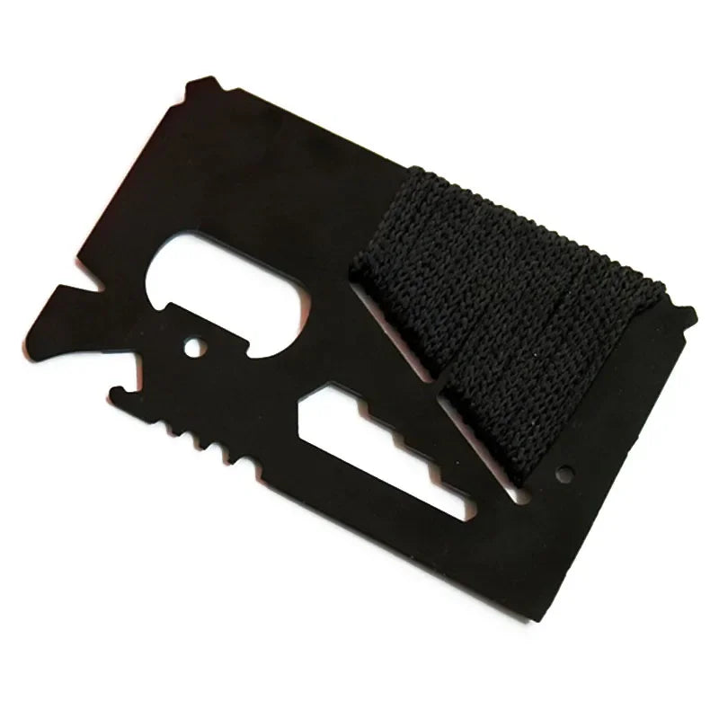 GearPro MultiTool Card | 14-in-1 stainless steel tool for outdoor adventures | Compact & Versatile
