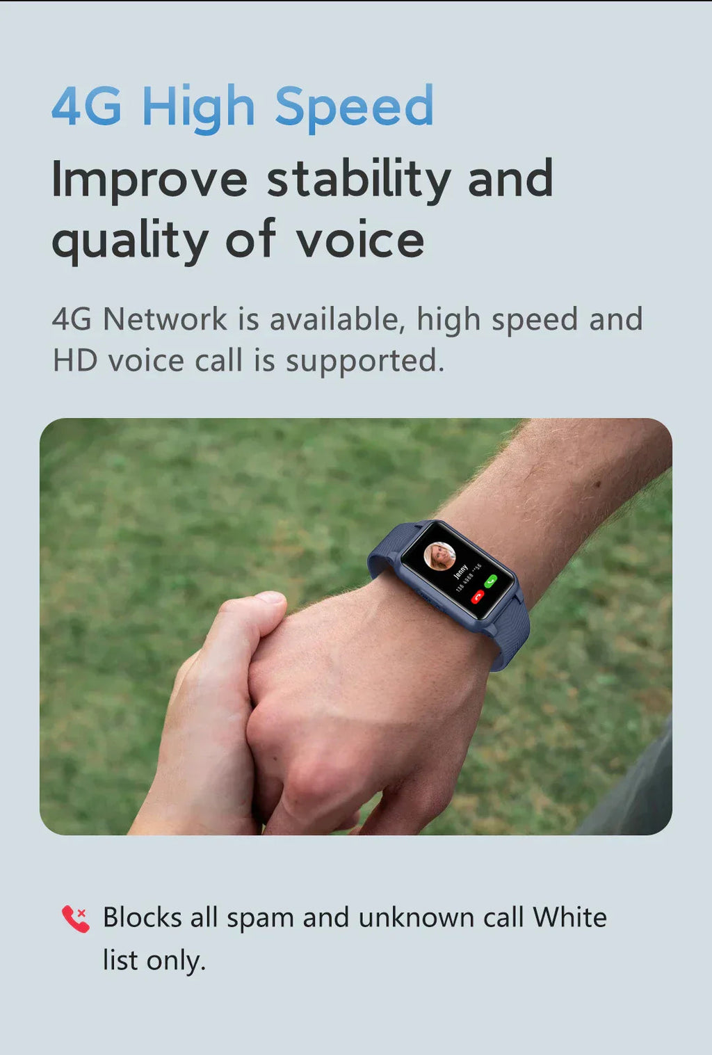Senior Safety Watch with fall detection and GPS – Smart Care Smartwatch