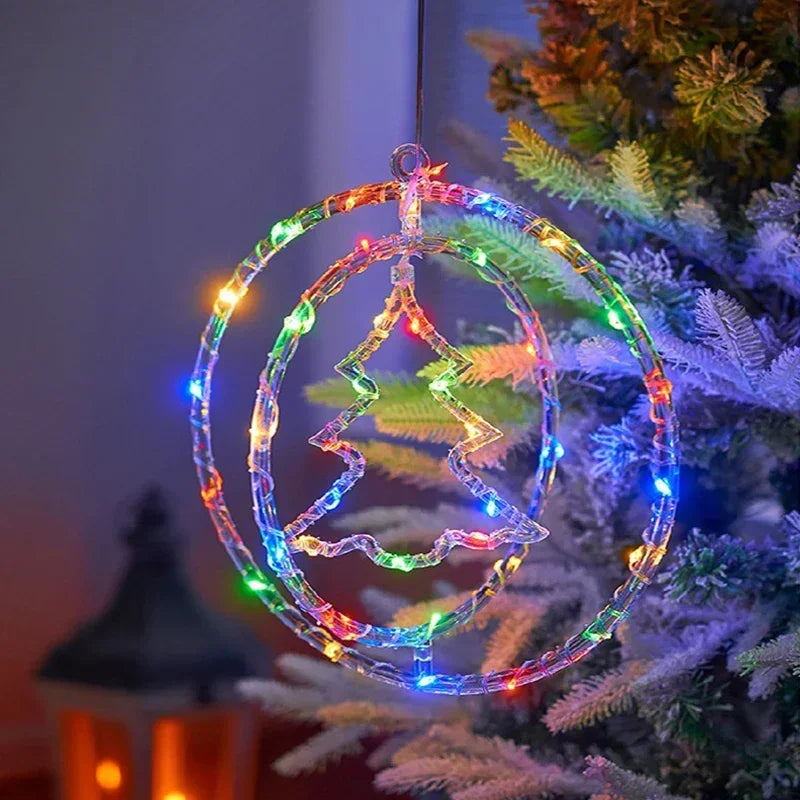 LED Christmas Ring Light LumiRing | USB-powered | 8 Light Modes | Warm White & Colorful | Decoration for Christmas & Celebrations