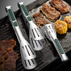 Premium Stainless Steel Kitchen Tongs for Cooking and Serving