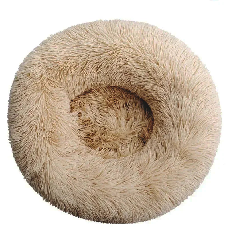 CozyNest Plush Round Pet Bed – Washable & Non-Slip