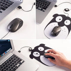 Portable USB Type C Retractable Mouse