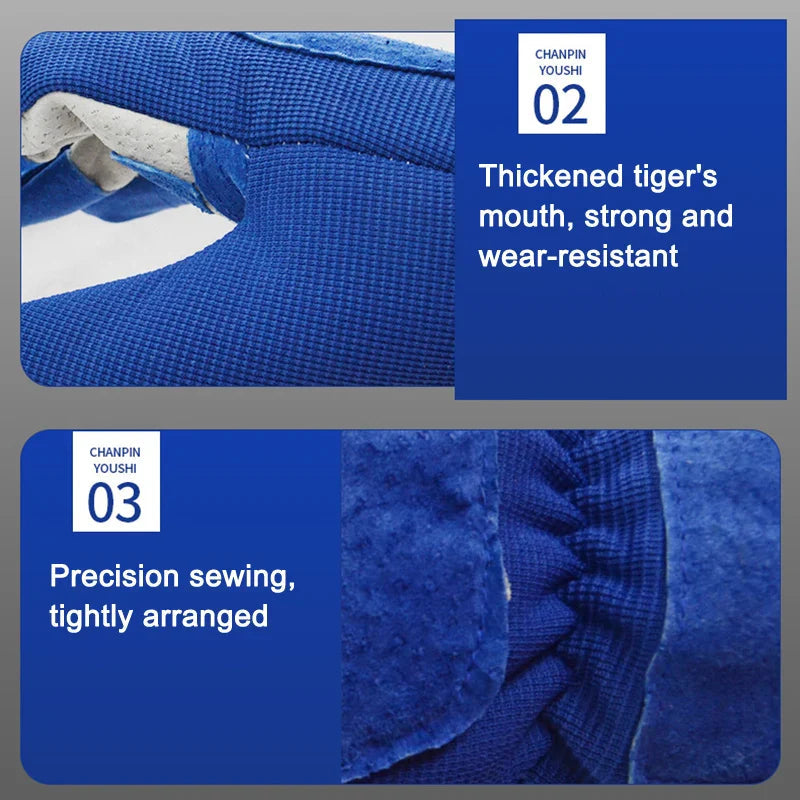 ThornGuard Garden Gloves | Thornproof & Extra Long | Leather & Rubber Coating | Protection for Roses & Shrubs