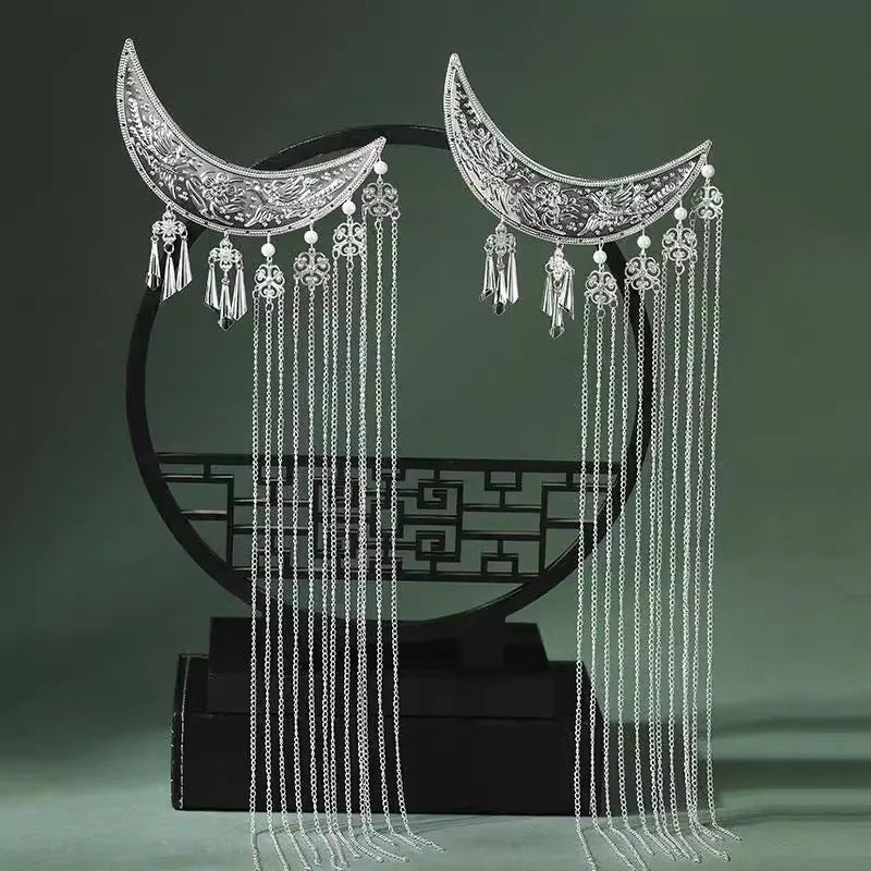 Mystical Moon Shape Hair Clip