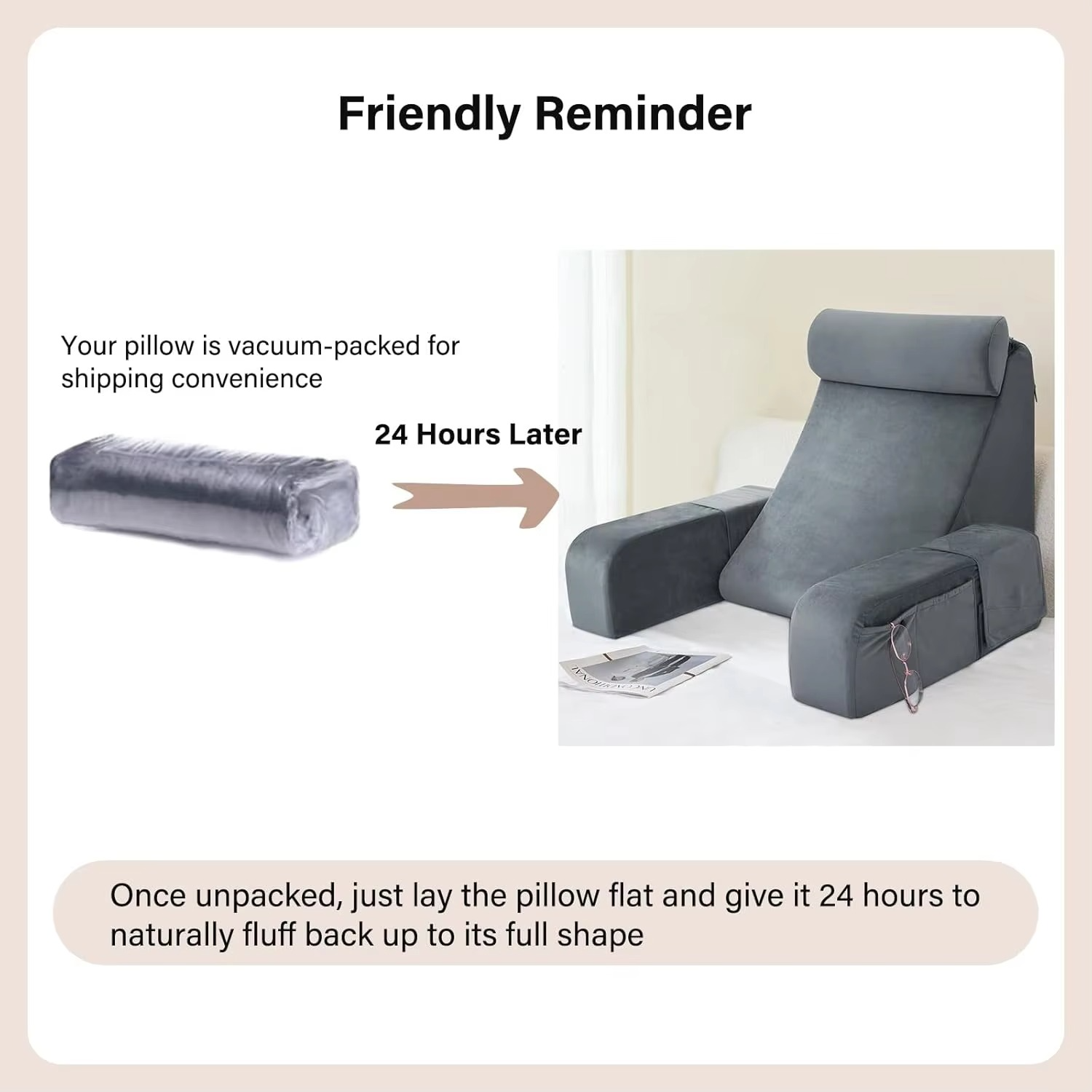 Ultimate Comfort Adjustable Backrest Pillow for Multipurpose Use