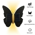 Lumora FlyGlow Solar Wall Light Butterfly | With Motion Sensor & Auto On/Off | IP65 Waterproof | For Garden & Entrance