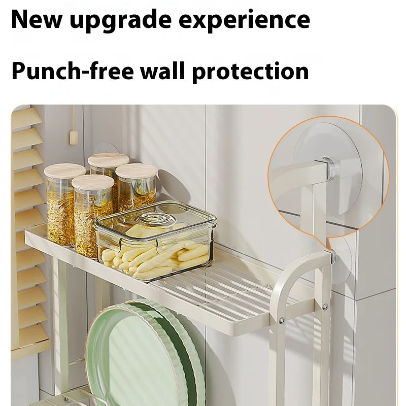 Shelf Sleek Space-Saving Multi-Tier Kitchen Storage Rack