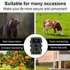 Hunting trail camera 36MP 1080P with night vision