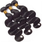 Short Peruvian Body Wave Hair Bundles 3/4 Pack Deals, 100% Unprocessed Virgin Human Hair, Loose Body Weave
