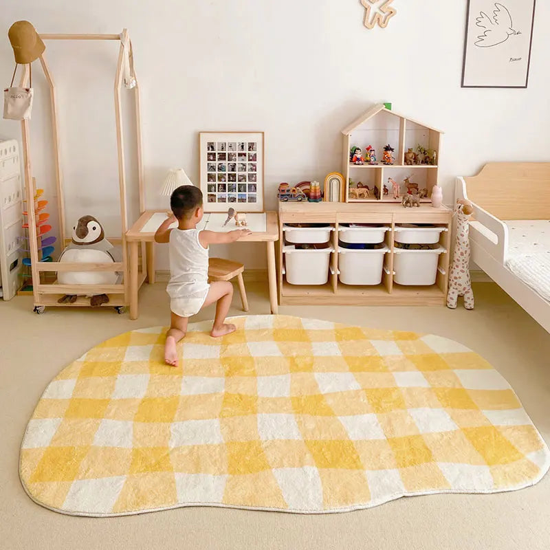 Plaid Wonky Rug