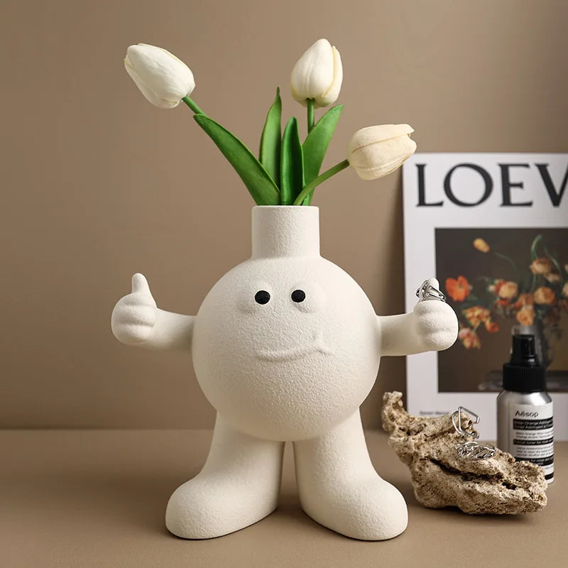 Character Ceramic Vase