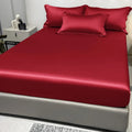 SatinDreams Luxury Fitted Sheet | Silky Satin Bed Sheet | Breathable & Cooling | Wrinkle-Free | Easy Care