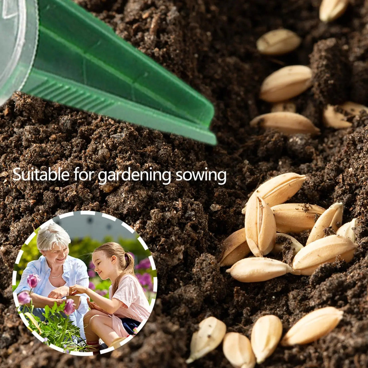 Adjustable Seed Spreader – Precise Garden Seed Distributor for Easy Application