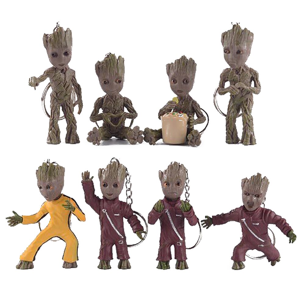 Cartoon Large Miniature Figure: Playful Office Decoration