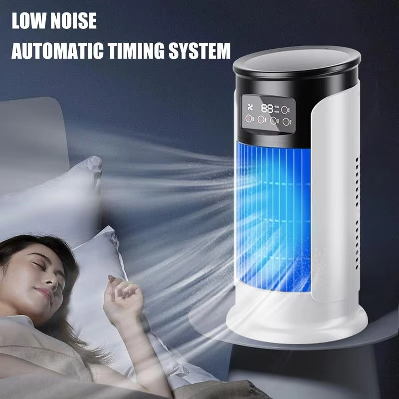 Portable Air Conditioners Fan Evaporative Cooler USB Quiet Timer Room Cooling Small 10 oz Water Tank Personal Cooler Adjustable