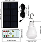 Solar-LED lamp LumiCamp Pro | Rechargeable via USB & Solar | Waterproof IP55 | Portable emergency lighting solution with dimming function