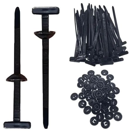 Premium Nylon Cable Ties 50-Pack – Heavy-Duty Self-Locking Universal Zip Ties