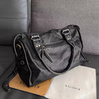 NoirClass - Elegant Black Leather Handbag