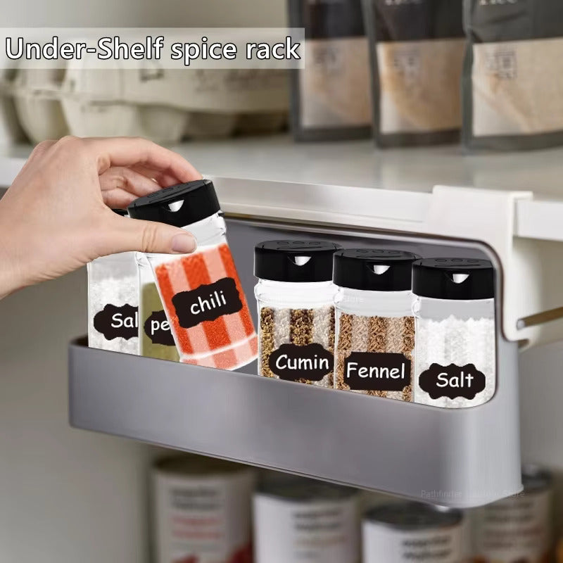 Adhesive Herb Organizer – Sleek Kitchen Storage Solution