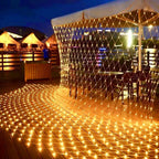 LED Net String Lights Luminet | 96–320 LEDs | Warm White, White & Colorful | 8 Lighting Modes | 220V EU Plug | For Christmas, Wedding & Garden