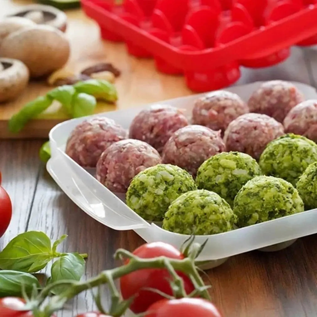 Ballora Meatball Maker | 16 balls at once | Non-stick design | Versatile use