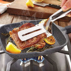 Convenient kitchen tongs easy turning and serving