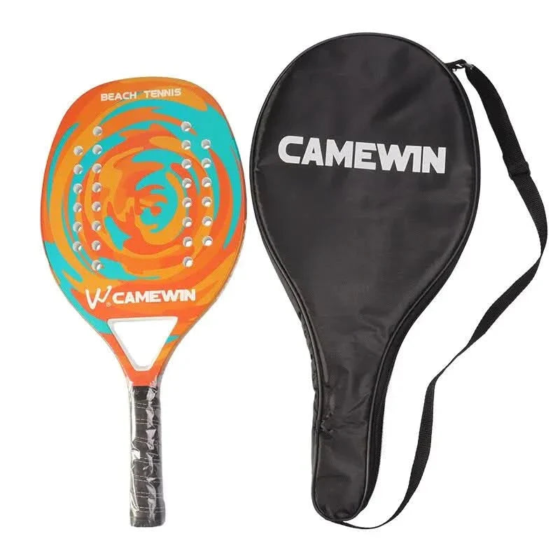 Professional beach paddle made of carbon & fiberglass for more control
