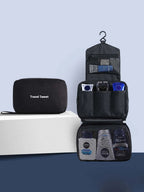 Foldable Travel Toiletry Bag DryNexa TravelCube | Multilayer Design with Wet-Dry Separation | Space-Saving & Waterproof