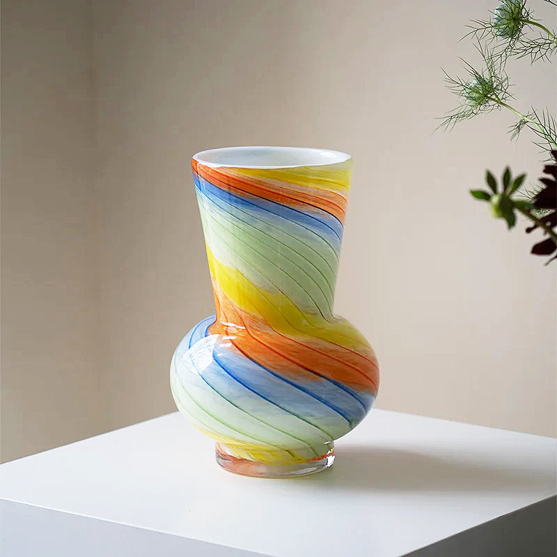 Rainbow Chubby Vase