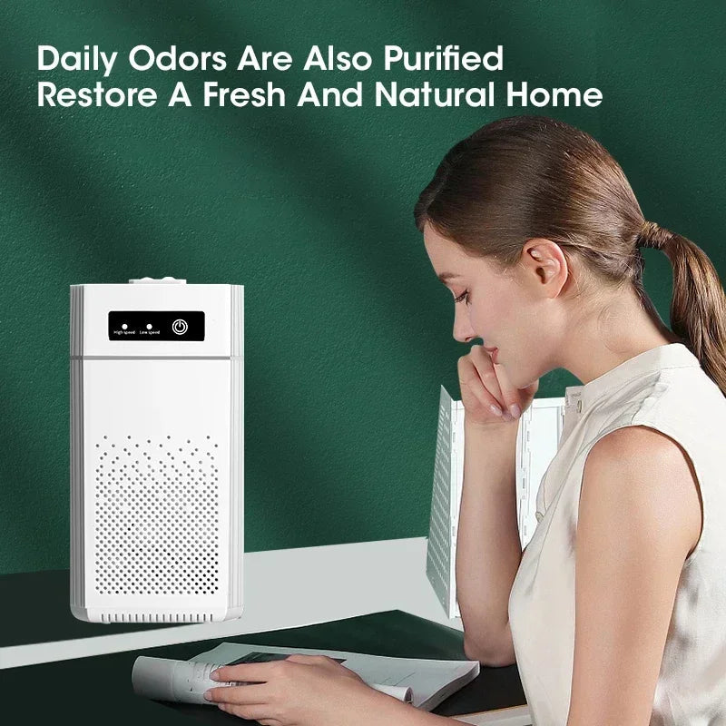 Compact air purifier with HEPA filter - BreezeMini