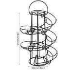 Spiral Rolling Egg Dispenser Rack
