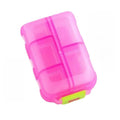 MediPocket Travel Pill Case | Moisture-Proof & Compact | 4–12 Compartments | For Vitamins & Medications on the Go