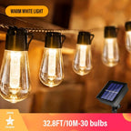 LED Solar String Lights SolaLuma | Waterproof IP44 | For Garden, Terrace & Camping | Automatic Lighting