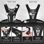 Ultra Light Running Vest with Phone Pocket and Hydration Bottle Holder for Outdoor Sports