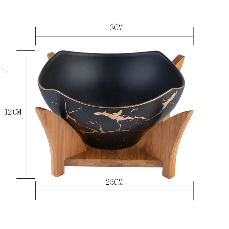 Marble Salad Bowl